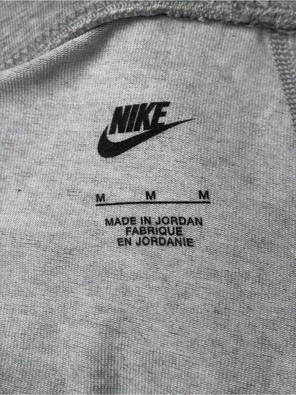 Nike Heather Gray Logo Leggings Size Medium - Picture 7 of 8